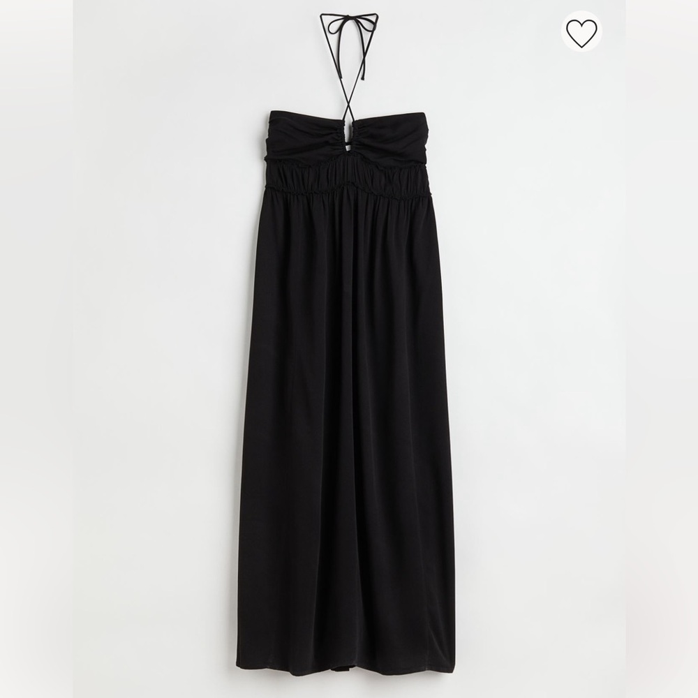 H&M tie detail dress